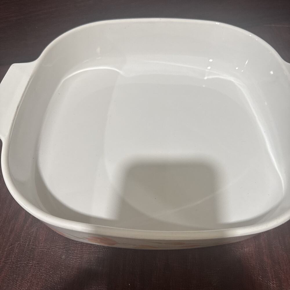 Corning Ware Casserole Pastel Bouquet A-10-B Vintage 2.5 Liter - Picture 2 of 9